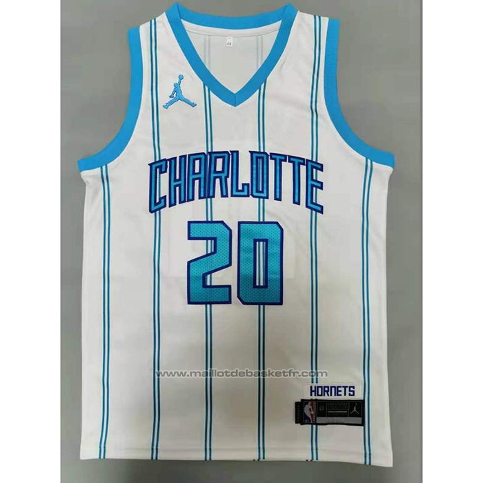Maillot Charlotte Hornets Gordon Hayward #20 Association 2020-21 Blanc
